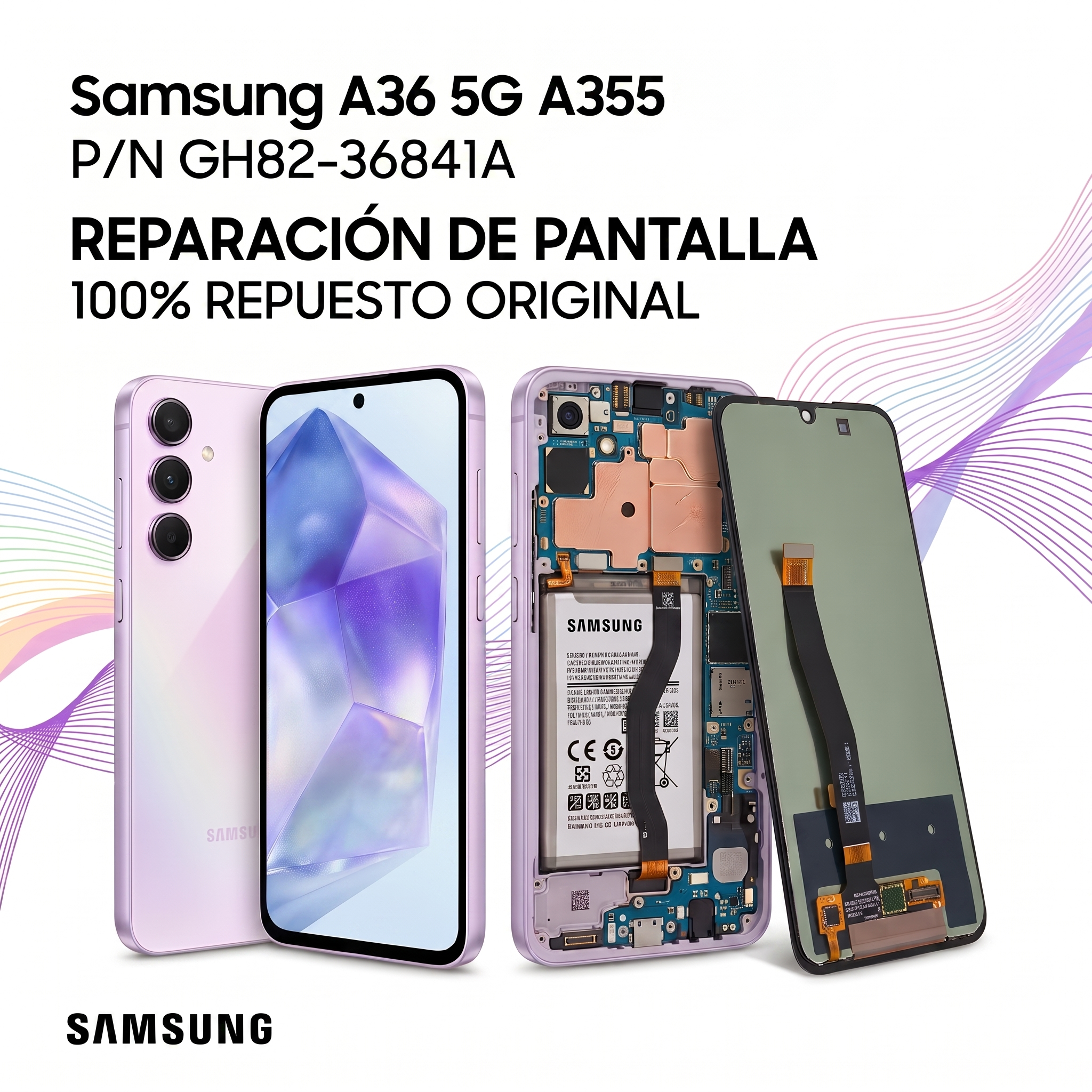 Reparación de pantalla para Samsung A36 5G