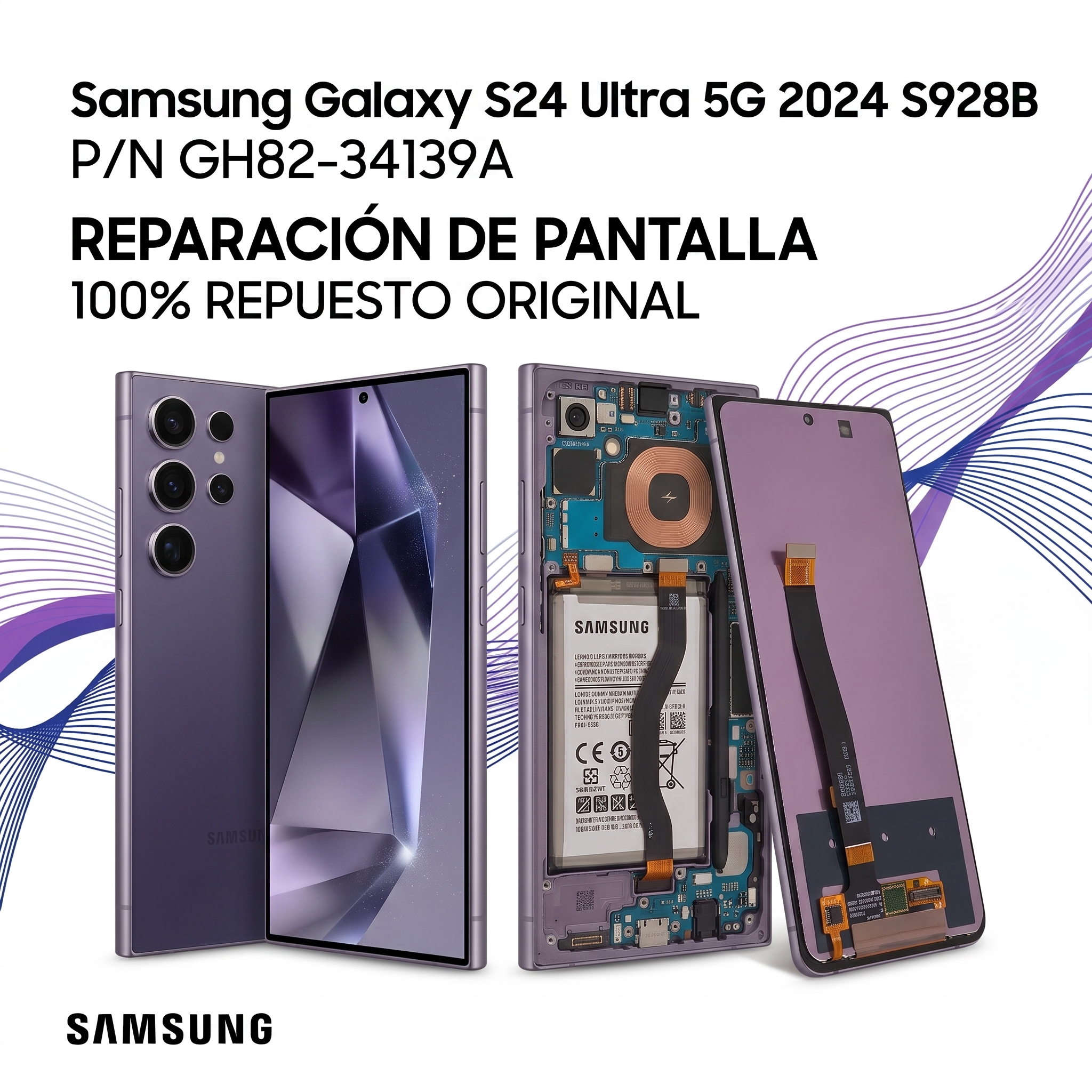Reparación Pantalla Samsung S24 Ultra