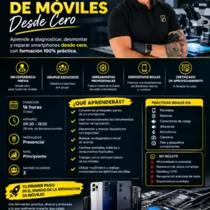 Curso desde cero, reparación de móviles