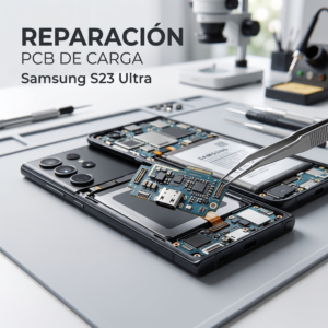 Reparación conector de carga S23 Ultra