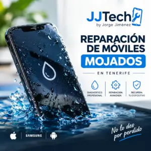 Reparación de móviles mojados