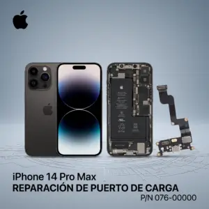 Reparación Flex de Carga Iphone 14 Pro Max