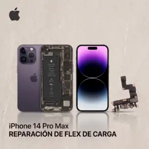 Reparación conector de carga iPhone 14 Pro Max