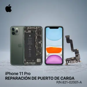 Reparación conector de carga iPhone 11 Pro