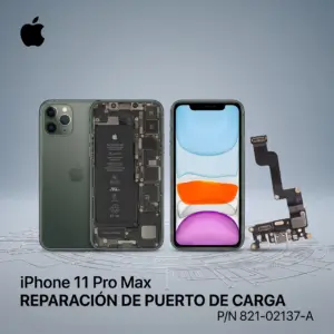 Reparación conector de carga para iPhone 11 Pro Max