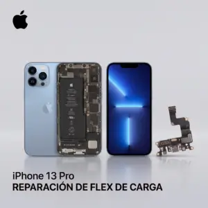 Reparación puerto de carga iphone 13 pro