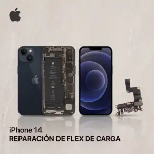 Reparación conector de carga iPhone 14